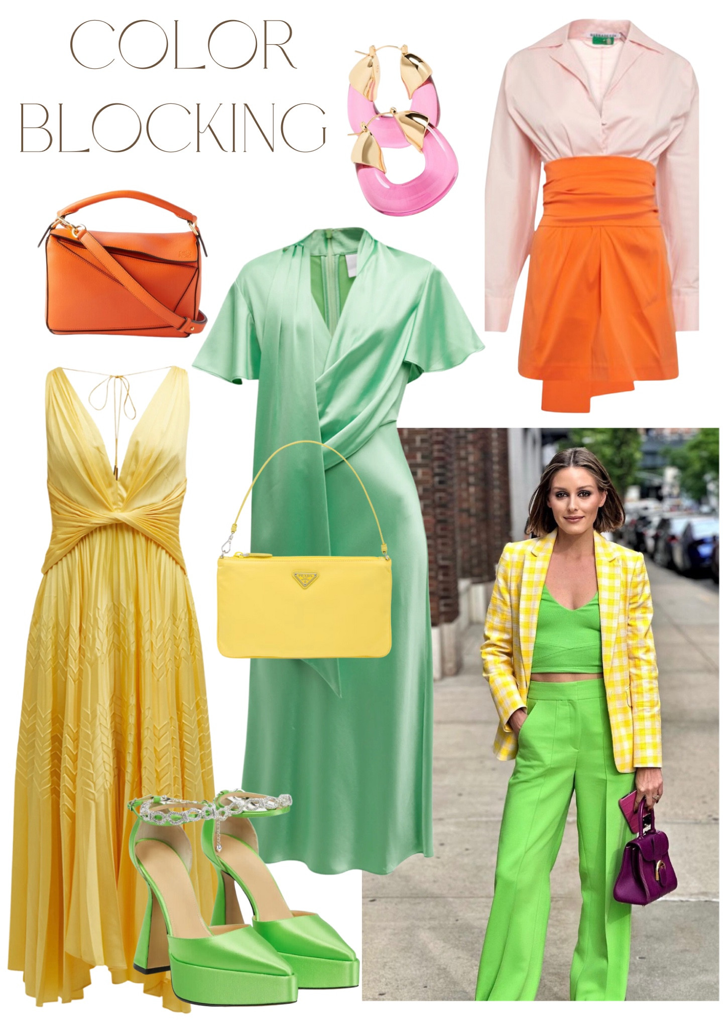 Color blocking outfits is one of the easiest ways to stand out and look fashionable, while still seeming approachable and cheerful. Pictured here is one of our favorite summer color combos, green + yellow ☀️

#LTKstyletip #LTKFind #LTKsalealert