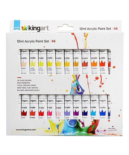 KINGART™ Acrylic Paint 48-Pc. Set | Zulily