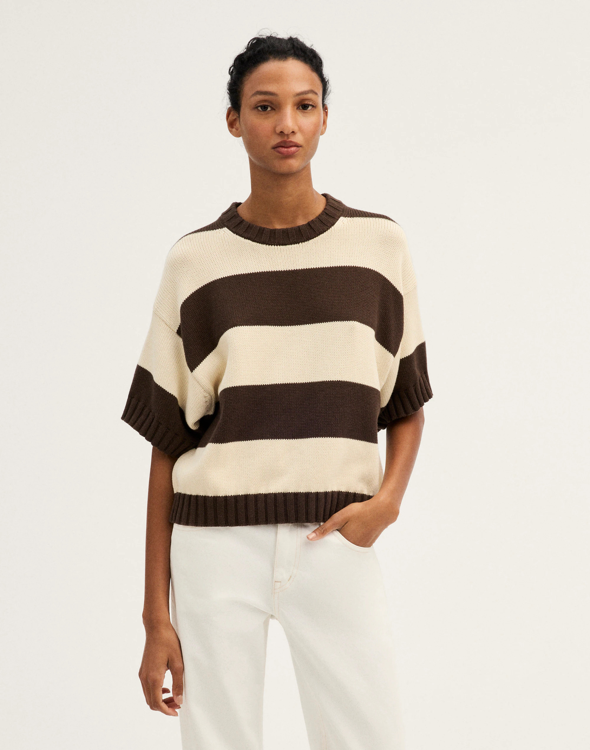 Relaxed Sweater Tee in 100% Cotton | Madewell