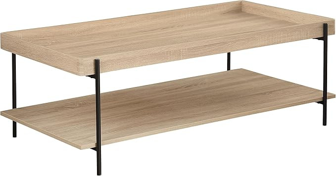 Coaster Home Furnishings Fallon Rectangular Engineered Wood Coffee Table Light Brown | Amazon (US)