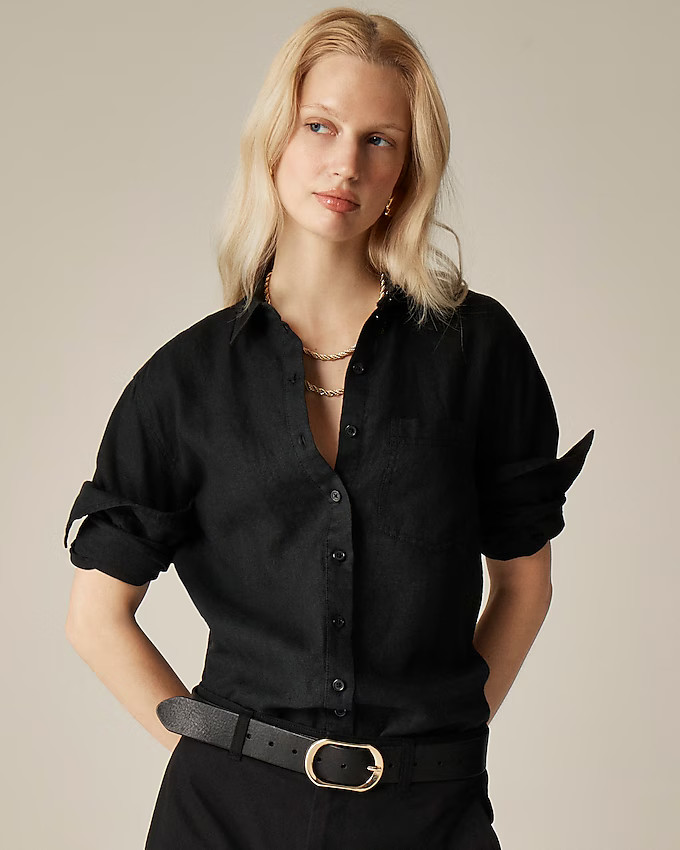 Garçon classic shirt in Baird McNutt Irish linen | J. Crew US