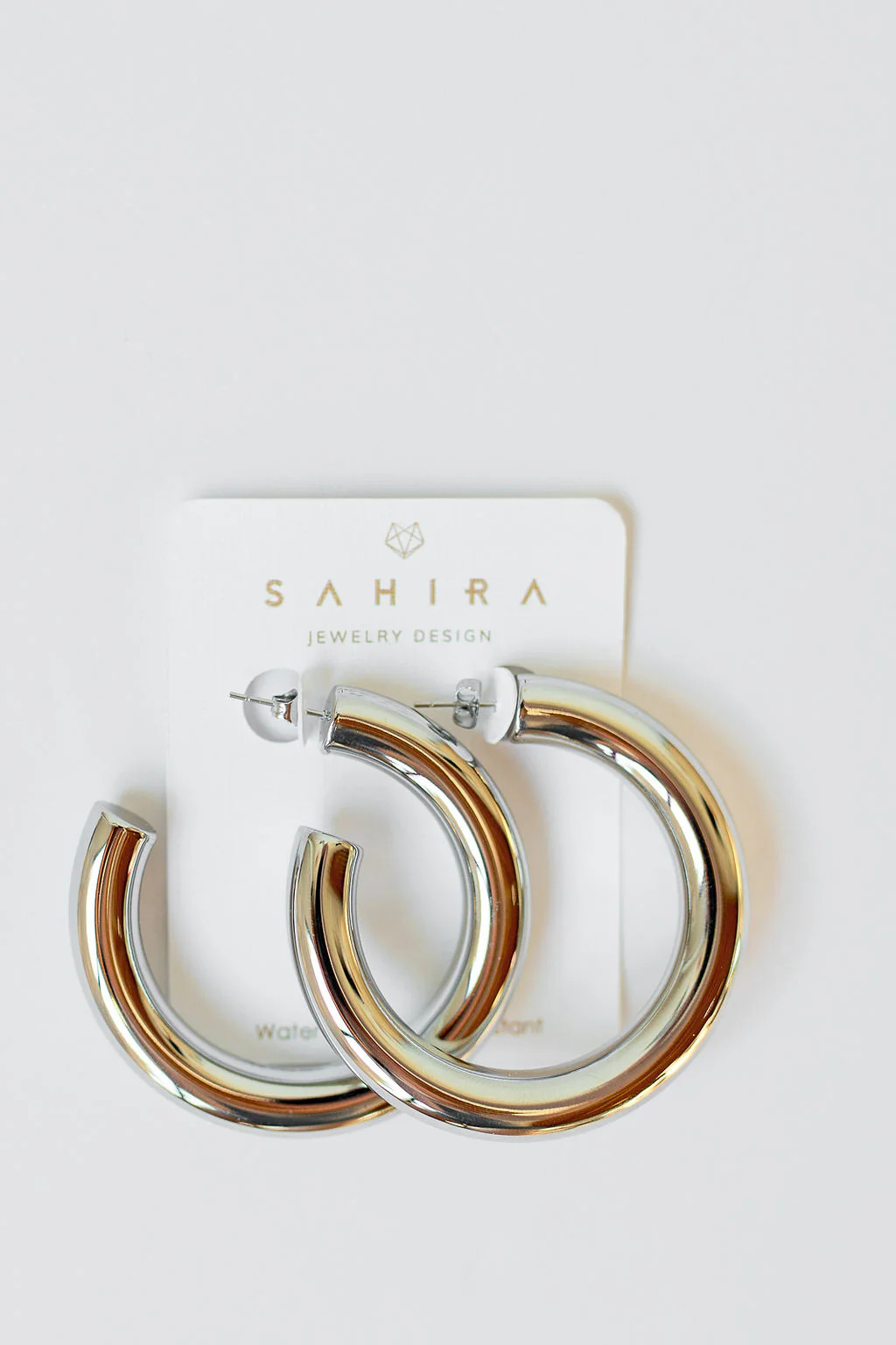 tubular hoops - silver | mode