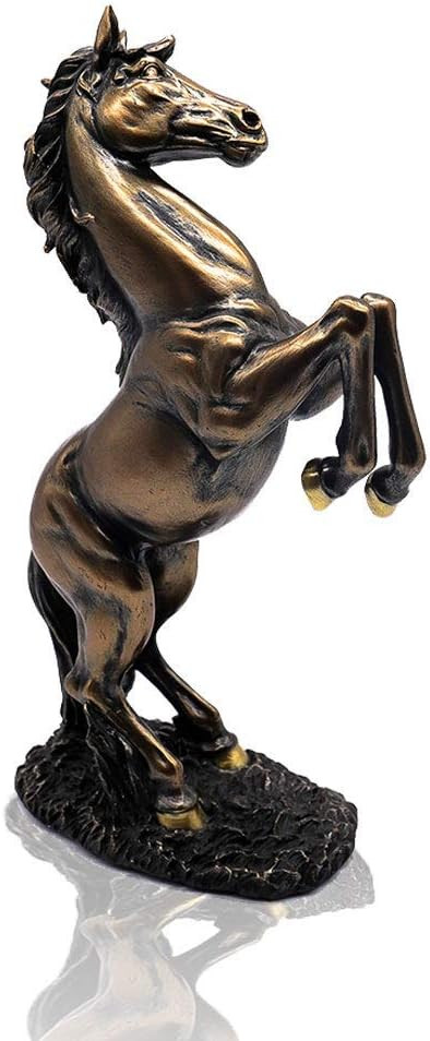 Lependor 12 inch Standing Horse Resin Statue for Home Decor Animal Ornament Sculpture Art Figurin... | Amazon (US)
