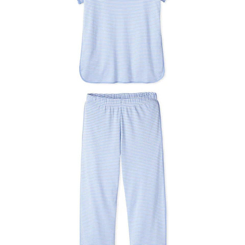 Pima Short-Long Set in Hydrangea | Lake Pajamas