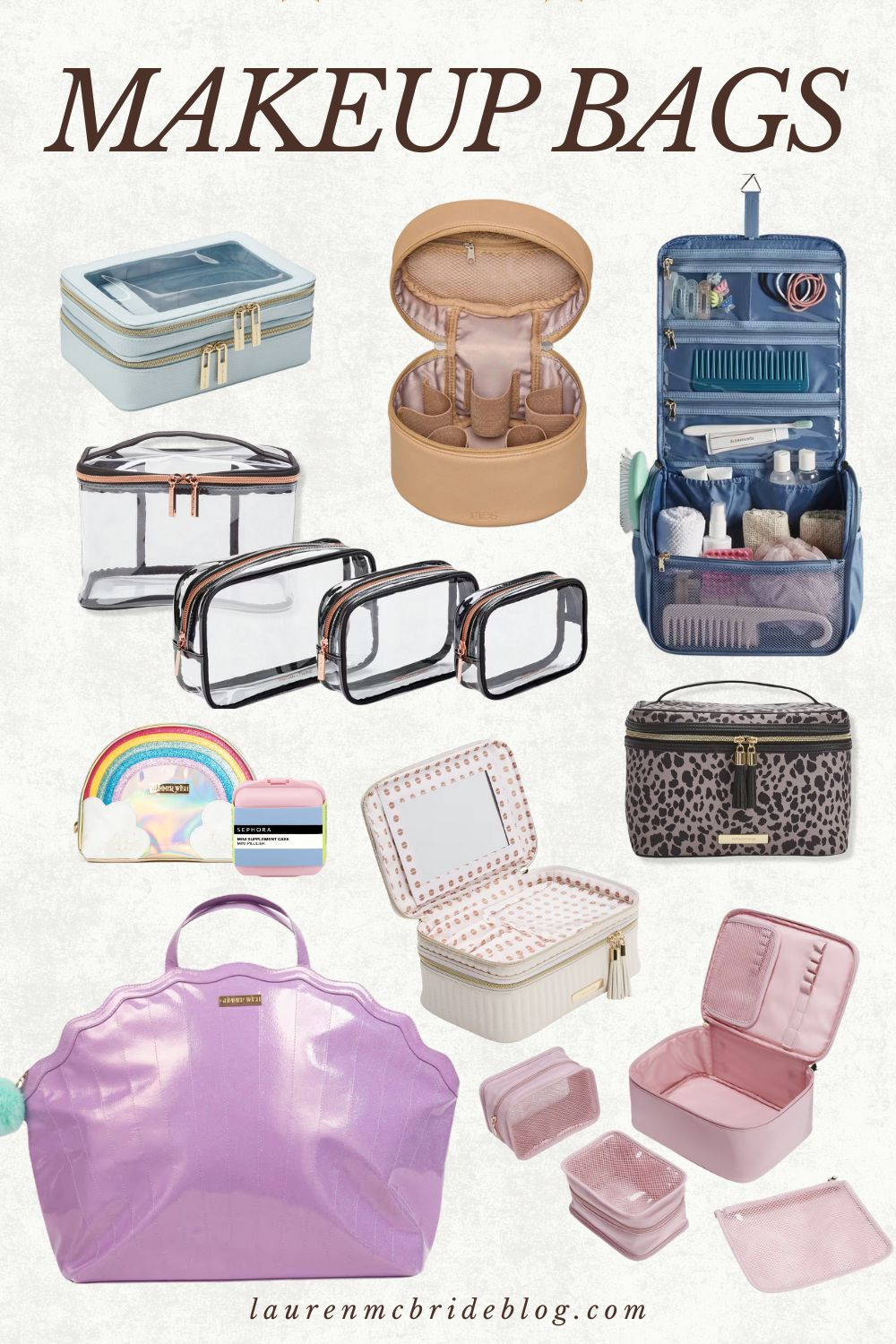 Makeup bags from sephora and ulta 

 #LTKgrwm #LTKHome #LTKBeauty