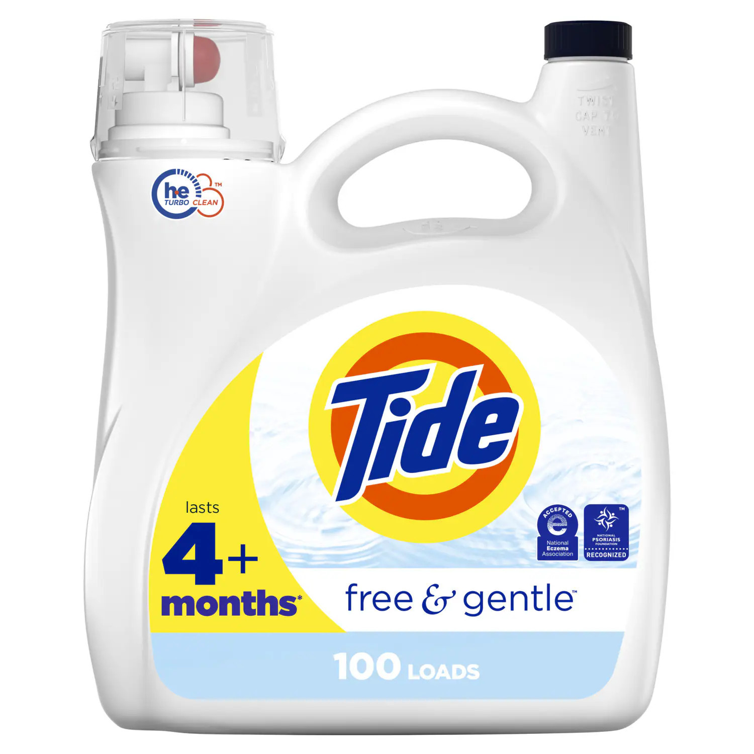 Tide Free and Gentle HE Laundry Detergent 100 Loads 146 -fl oz one_size | 3077207621 | Lowe's
