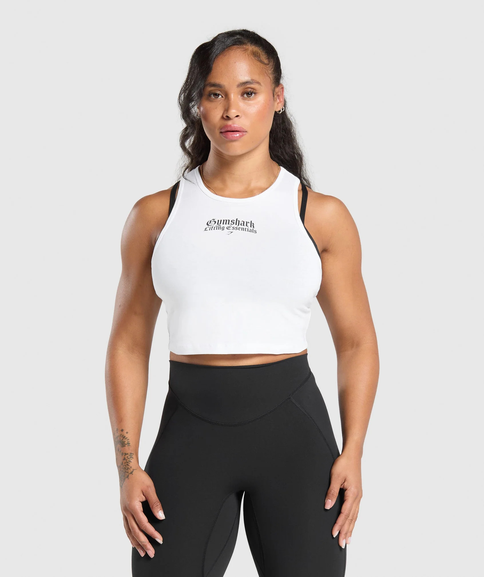 Lifting Essentials Cropped Tank | Gymshark US
