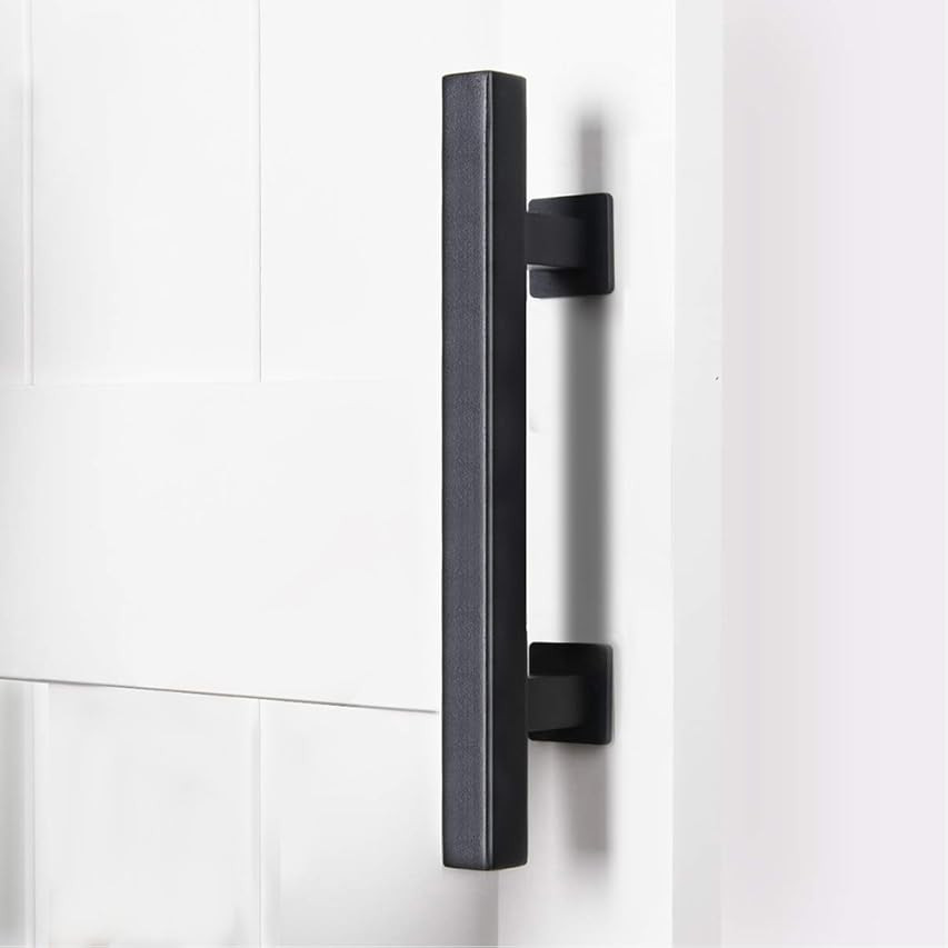 12 Inch Sliding Barn Door Pull Handle (Black) | Amazon (US)