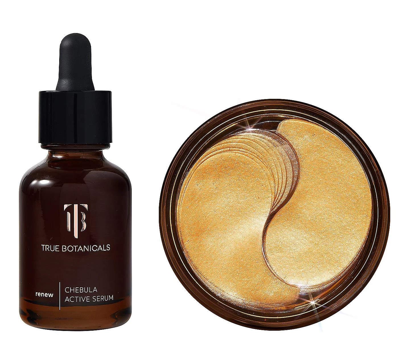 True Botanicals Chebula Active Serum & Eye-Patches Set | QVC