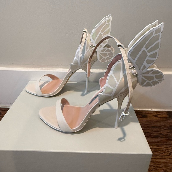 Sophia Webster Cream Heels with Wing Detail “Wifey for Lifey” | Poshmark