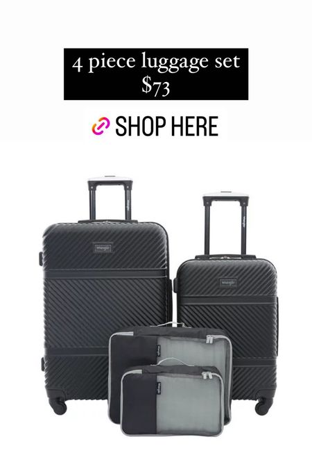 4 piece luggage set on sale 

#LTKtravel #LTKCyberweek #LTKsalealert