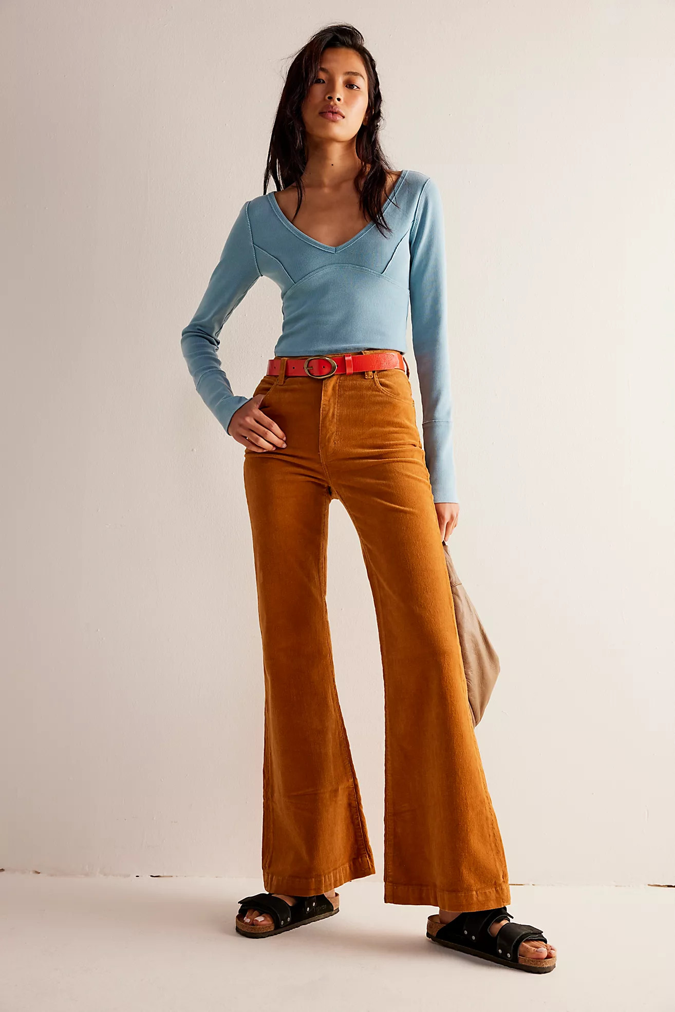 Rolla's East Coast Cord Flare Jeans | Free People (Global - UK&FR Excluded)