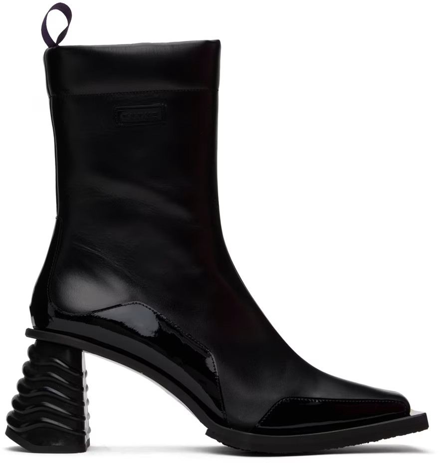 Black Gaia Boots | SSENSE