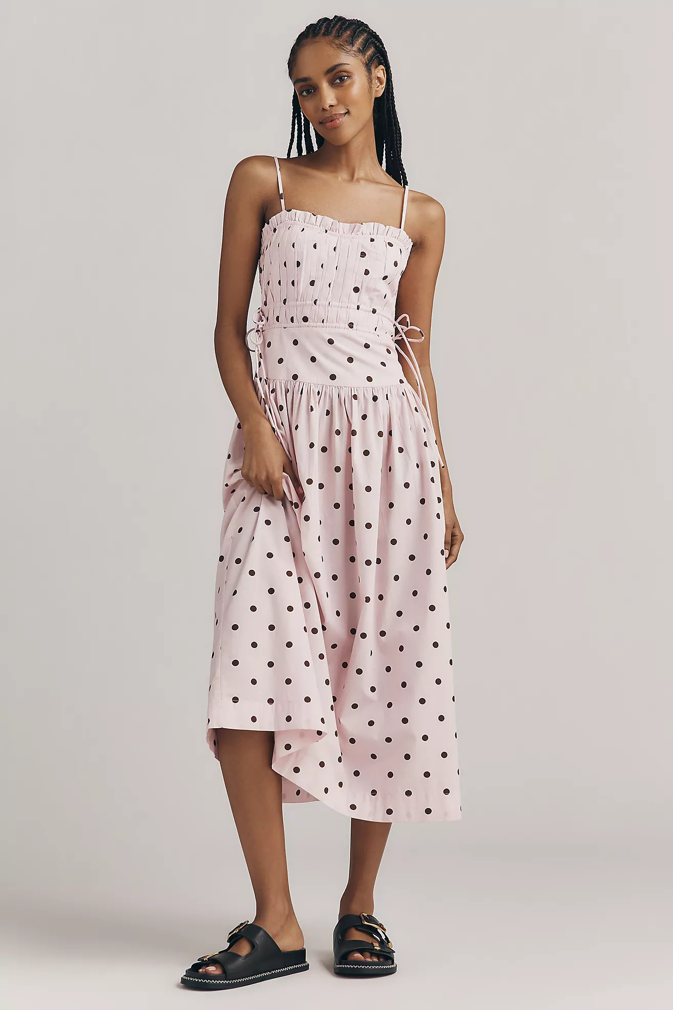 Damson Madder Keila Midi Dress | Anthropologie (US)