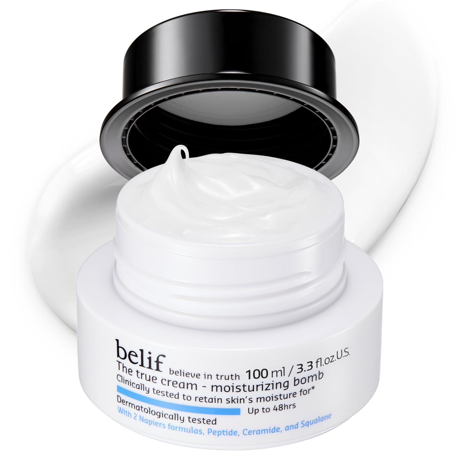 belif Moisturizing Bomb – Daily Ceramide Moisturizer with Peptide & Squalane, 48hr Hydration & ... | Amazon (US)