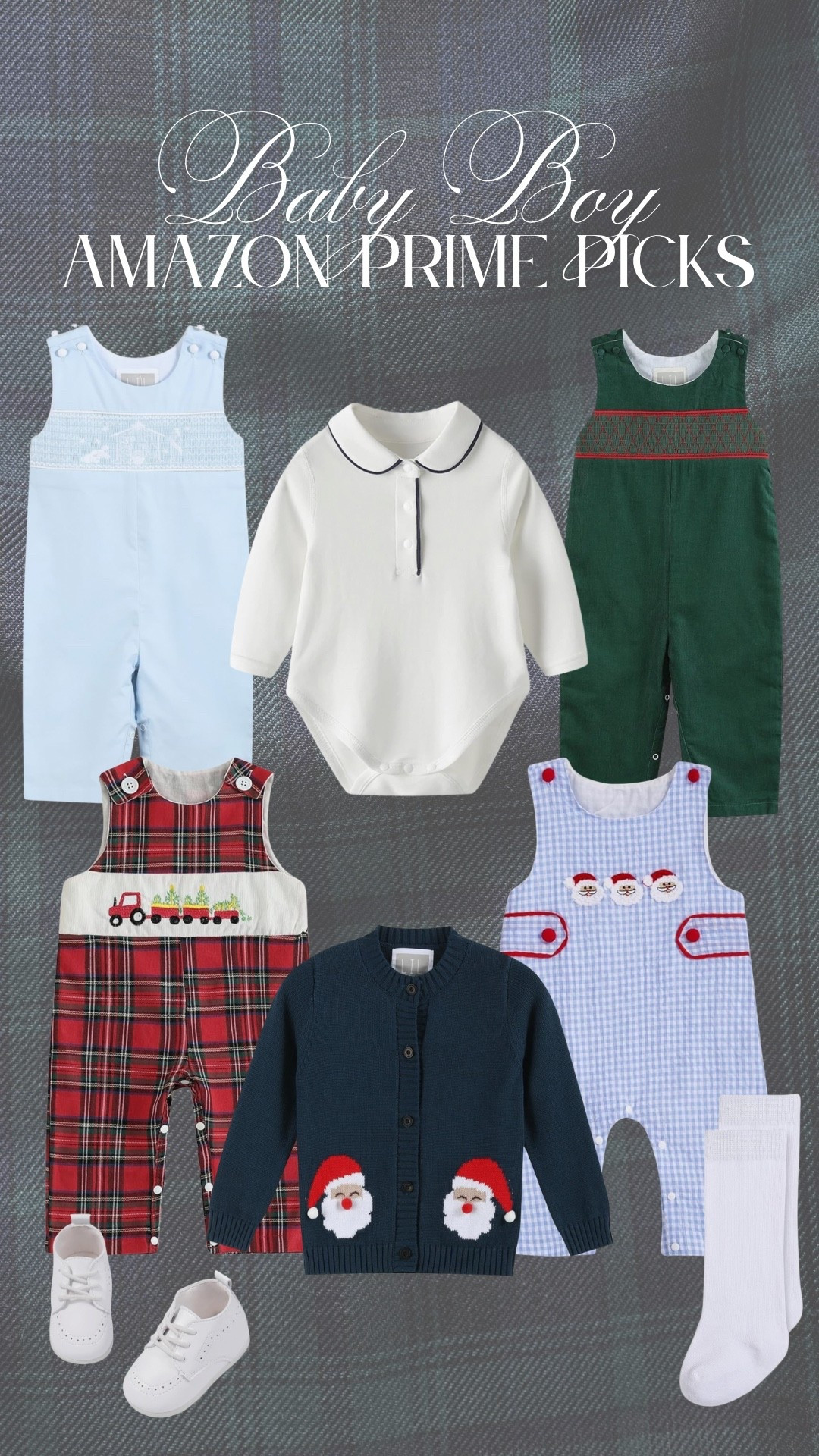 Darling Christmas outfits for your baby boy whoever said shopping for a little boy isn’t as fun clearly never ever booked at the right places. All of these heirloom style vines are available on Amazon prime and are under $50 at time of publication everything which before Christmas.

#LTKFindsUnder50 #LTKHoliday #LTKBaby