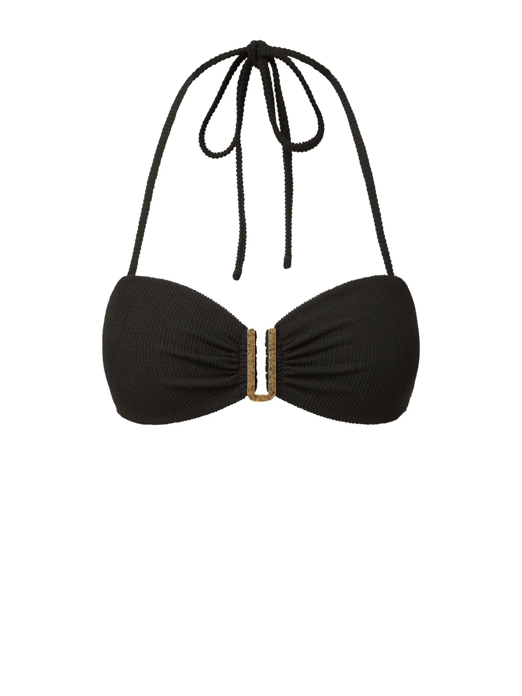 Cindy Swim Top Black Texture | Change of Scenery