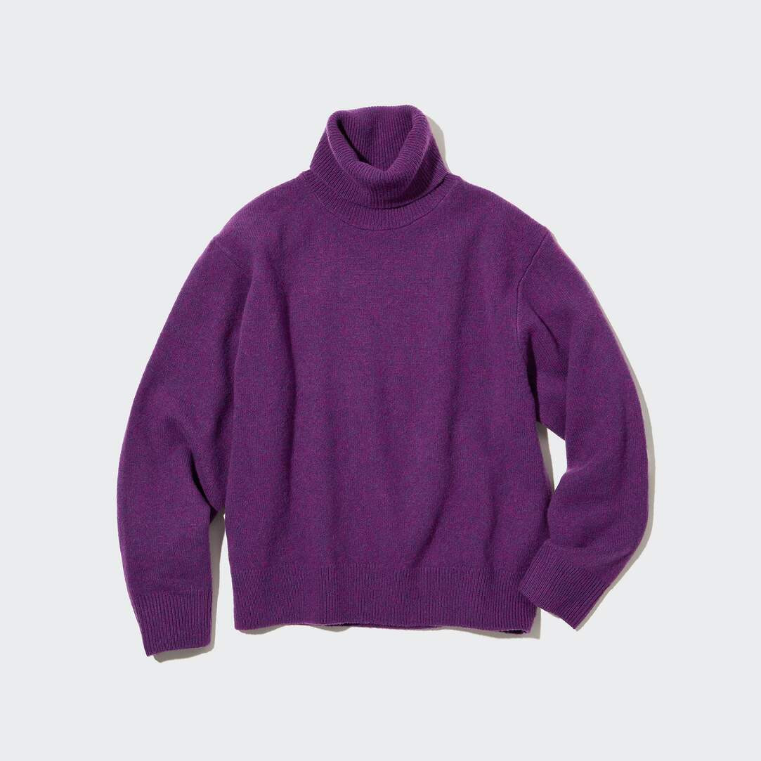 100% LAMBSWOOL TURTLENECK JUMPER | UNIQLO (UK)