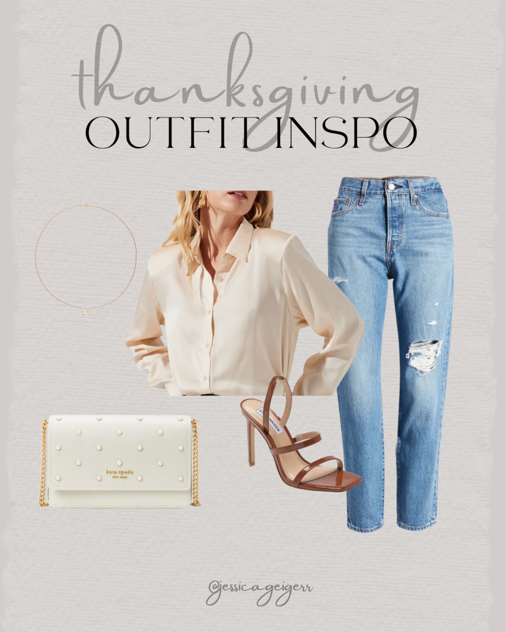 thanksgiving outfit inspo, fall inspo, fall outfits, outfit inspo, denim jeans, satin button up, Kate spade, Tory Burch, Steve Madden, Levi, Thanksgiving, LTK holiday

#LTKHoliday #LTKSeasonal #LTKstyletip