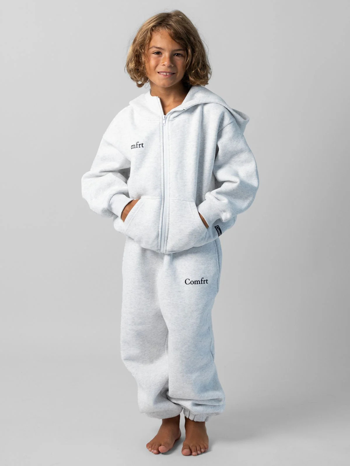 Comfrt Cloud Kids Sweatpants | Storm | Slate Gray | Oversized | M | Medium | Comfrt