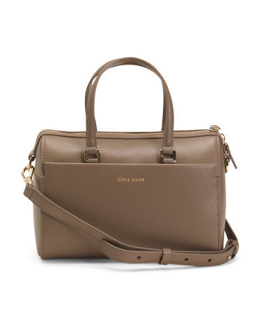 Leather The Meritt Satchel | TJ Maxx