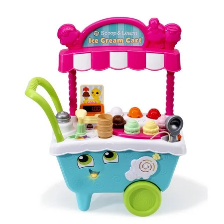 LeapFrog Scoop & Learn Ice Cream Cart with Accessories, Baby and Toddler Toys | Walmart (US)