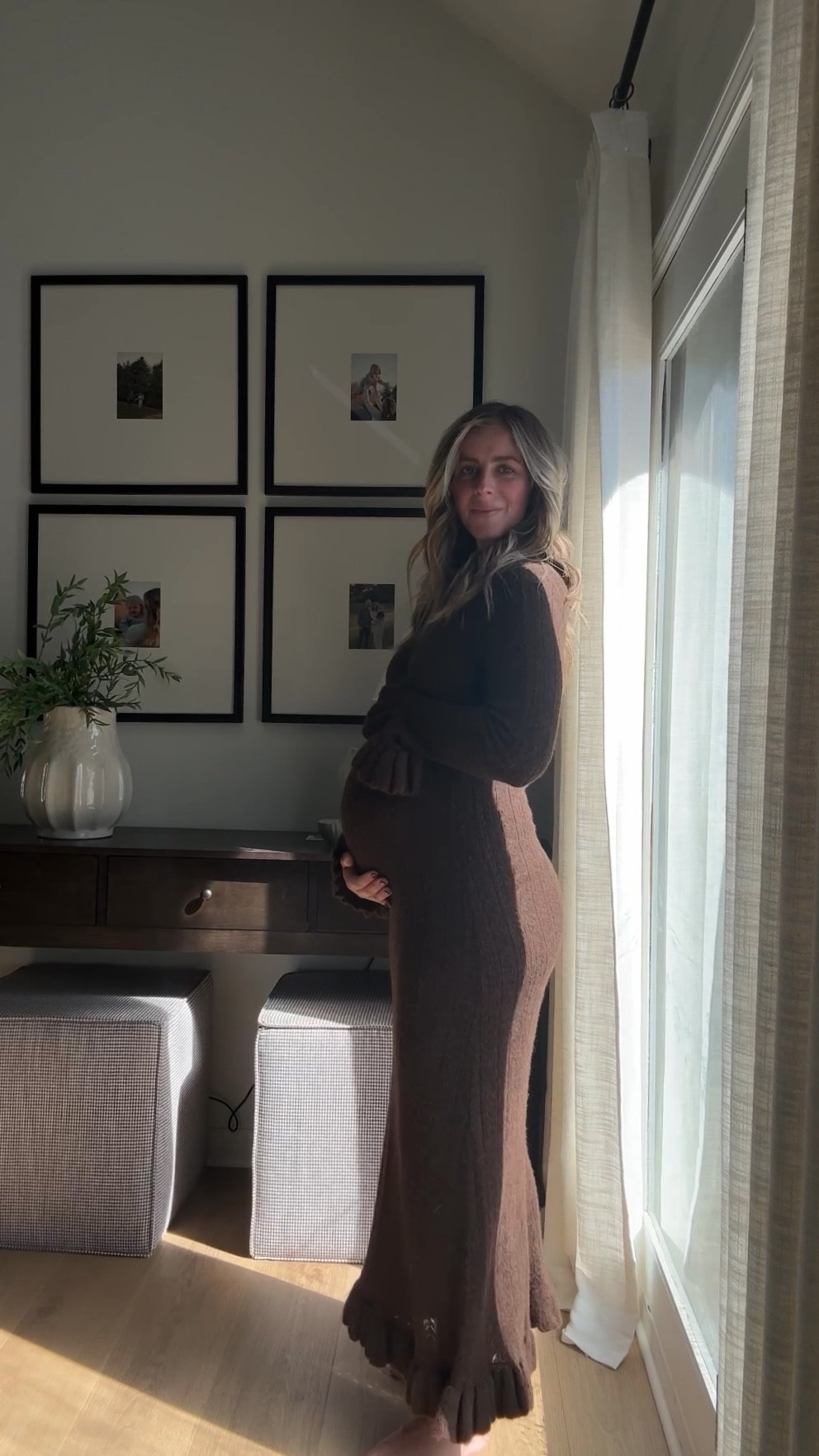 Dress I’m wearing for family photos!! Wearing a size M 💕 I got mine on poshmark for under $200

#LTKSeasonal #LTKFamily #LTKBump