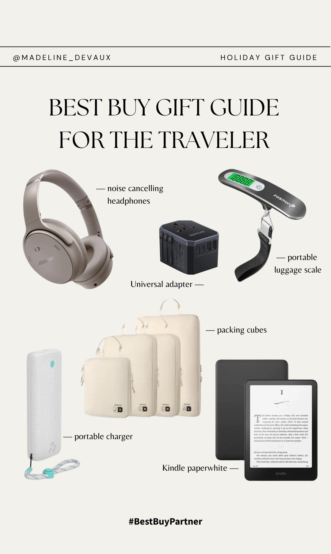 #BestBuyPartner | Shop all my favorite must haves from @bestbuy for the traveler in your life!

