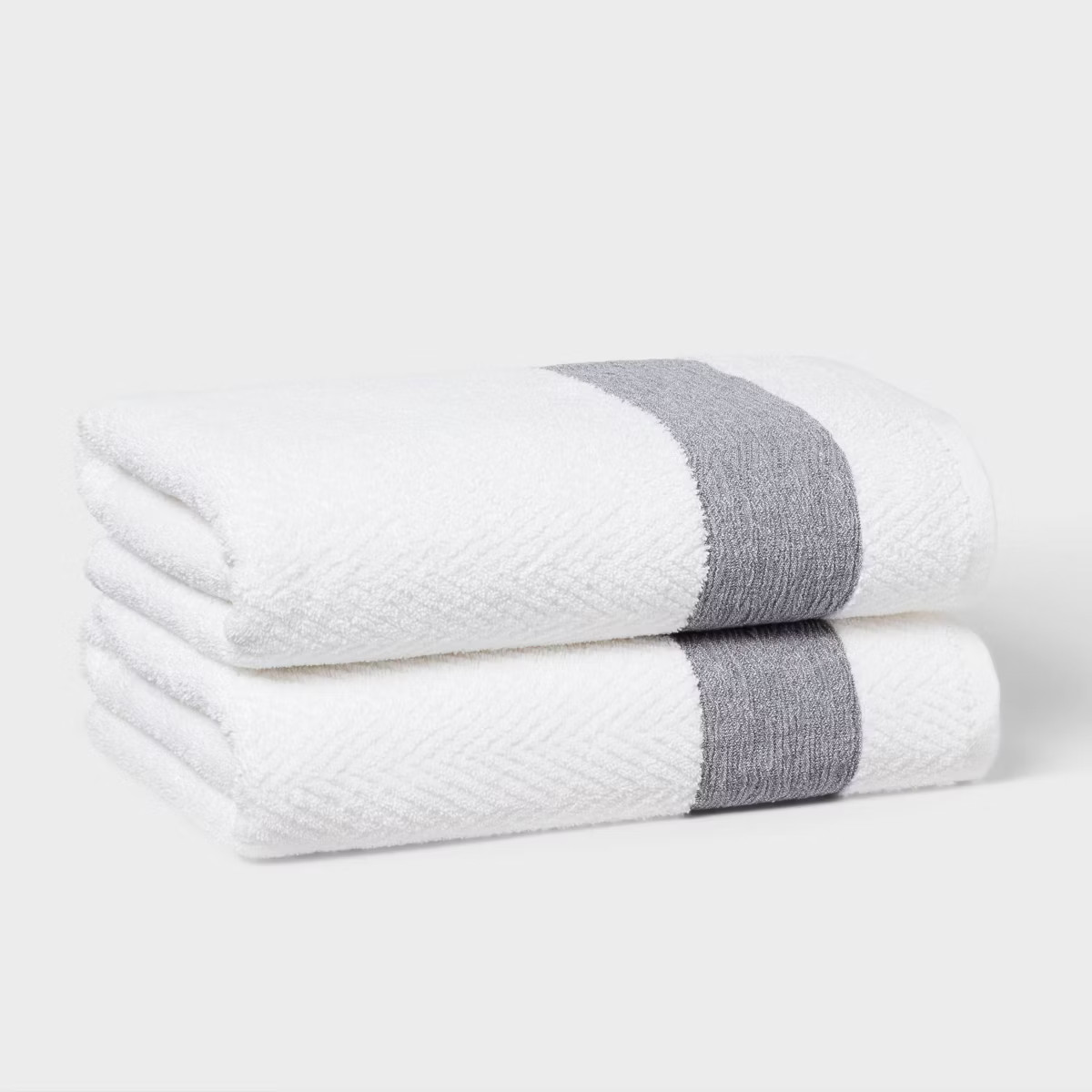 Traditional Crinkle Border Towel White - Threshold™ | Target
