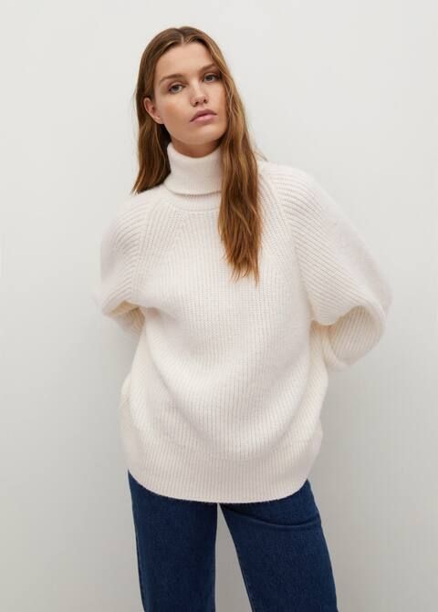 Turtle neck knit sweater | MANGO (UK)