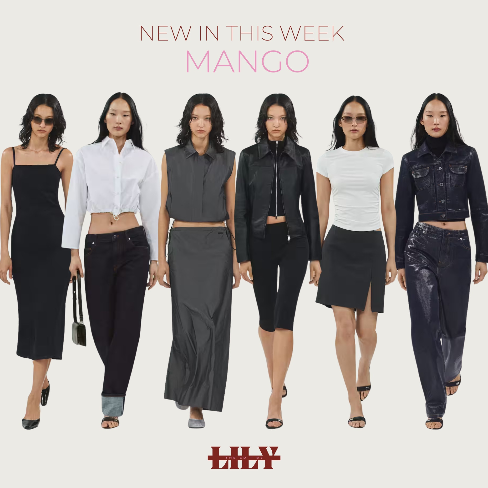 New in Mango
Every week I share my edit of the newest arrivals in store from some of my favourite brands. This week Mango dropped their 40th anniversary Heritage collection celebrating their most iconic looks from their 90’s archives. Now, this collection is guaranteed to sell out fast so if you want a piece don’t keep it in your basket for long, but if nothing else this collection is a preview of what you will be seeing a lot of this Spring, across the high street.

Think minimal accessories from mesh ballet pumps to frameless tinted sunnies, and in case you were still catching up, when it comes to denim it’s time to dig out your straight leg denim turn ups (Evissu anyone?) or your split hem pedal pushers. If you kept hold of your parachute skirts and tops, then you’re already one step ahead and whilst it’s still cold try layering your skirt over a tonal pair of slim leg trousers. Excited? I am. 




#LTKeurope #LTKworkwear #LTKstyletip