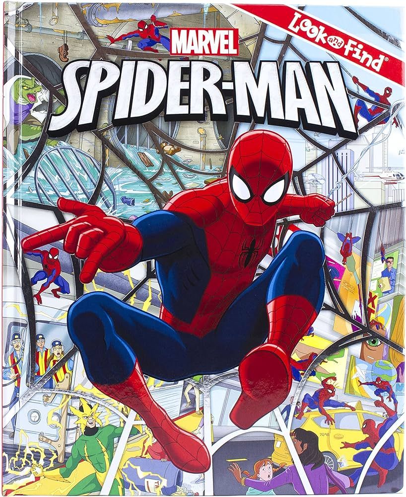 Marvel Spider-Man Look and Find Activity Book - PI Kids | Amazon (US)