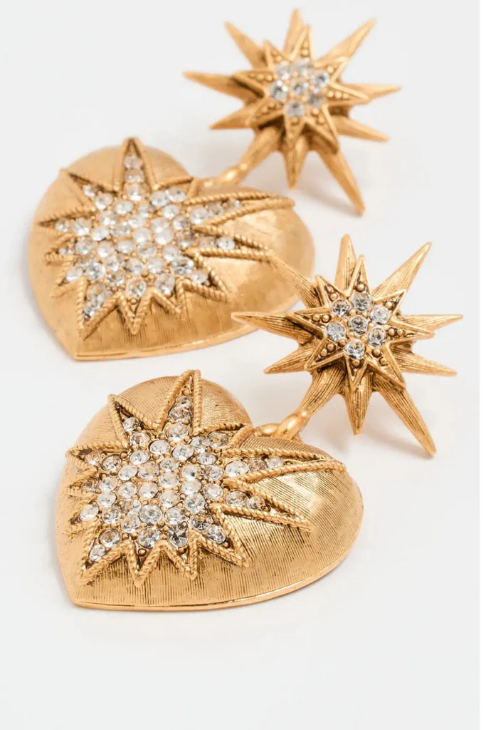 Love Me Earrings, Heart Earrings, Valentine’s Day Earrings, Mother’s Day Earrings, Christmas Day | Elizabeth Cole Jewelry