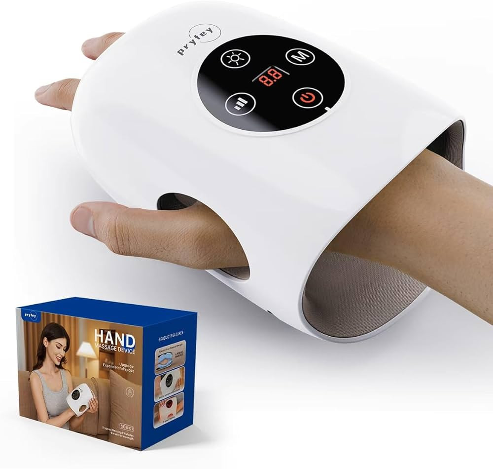 Hand Massager, 9 Modes 9 Intensities Hand Massage, Cordless Hand Massager for Arthritis and Carpa... | Amazon (US)