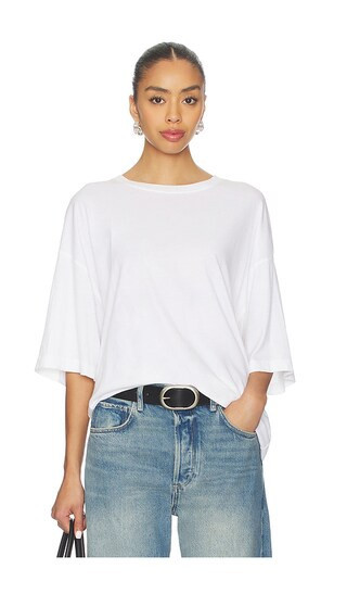 Free People x We The Free Perfect Oversized Tee In White in White. - size M | Revolve Clothing (Global)