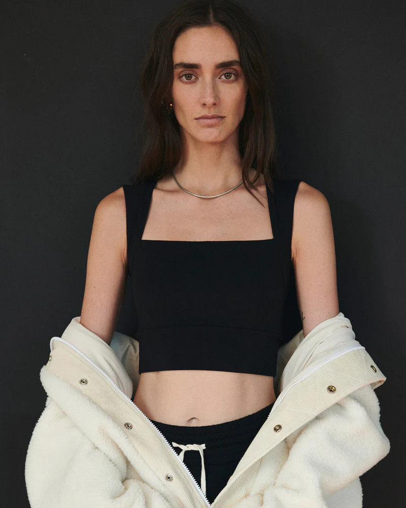 MARTA TOP BLACK | Nylora