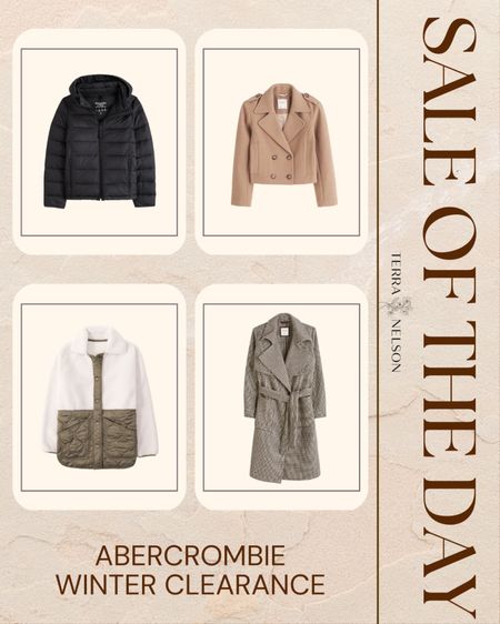 Half price winter coats from Abercrombie! 

#LTKsalealert #LTKFind #LTKSeasonal