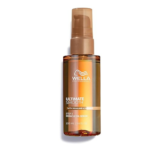 Wella Professionals ULTIMATE SMOOTH Miracle Oil Serum for Dry, Dull & Frizzy Hair | Nourishes, Sm... | Amazon (US)
