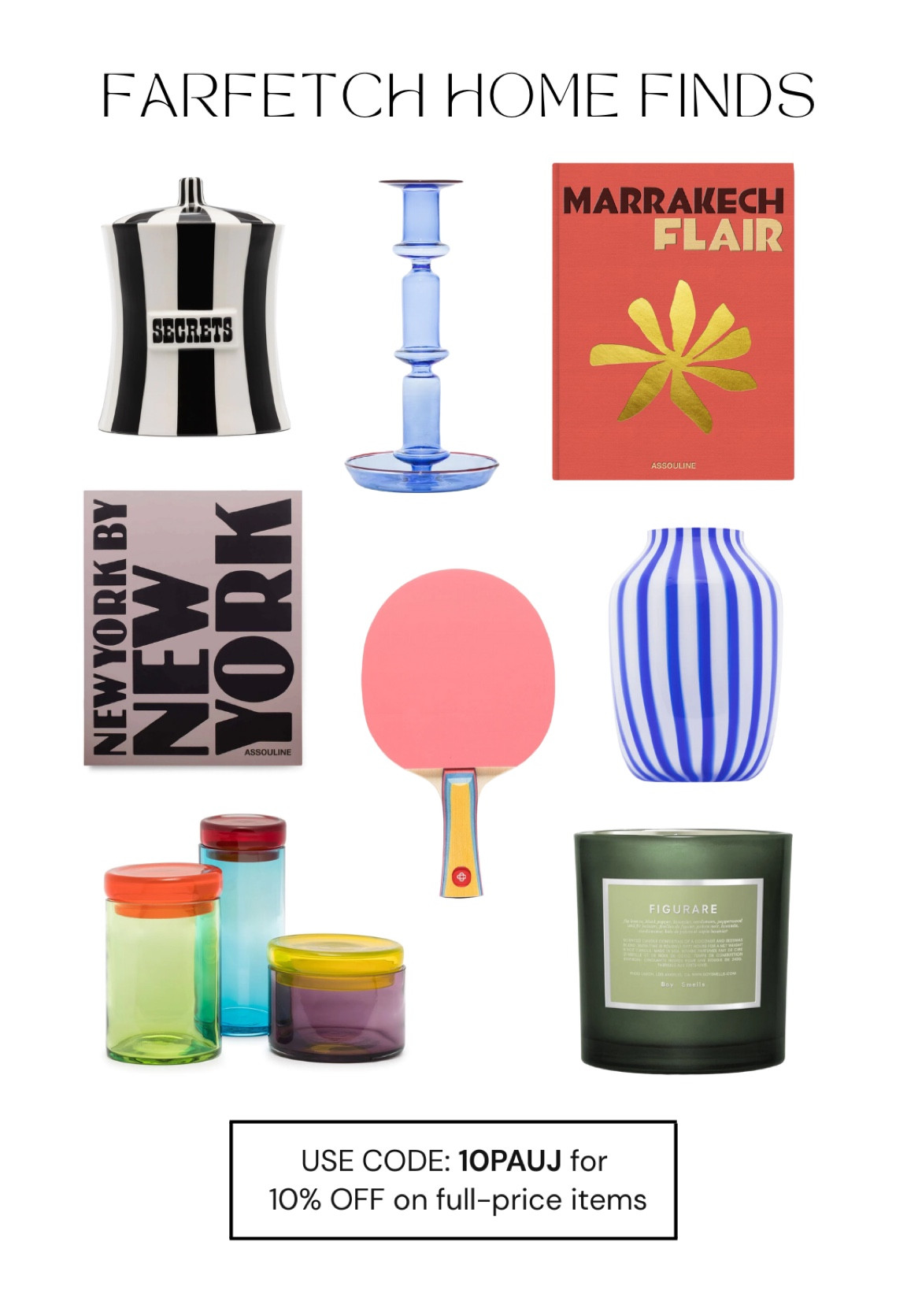 Designer Home Decor from Farfetch 

#LTKhome #LTKSeasonal #LTKFind