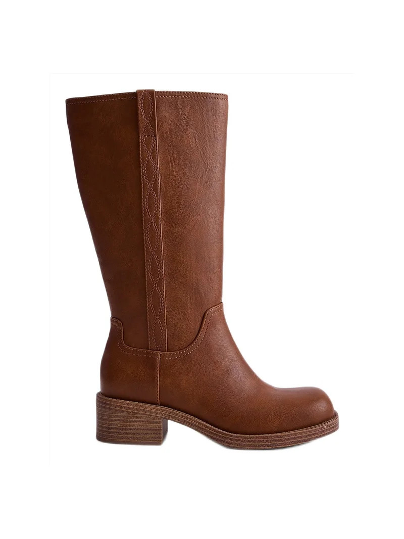 No Boundaries Women's Tall Riding Boot, Wide Width Available | Walmart (US)