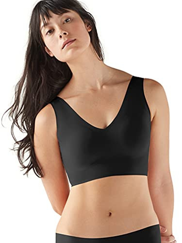 True & Co womens True Body V Neck Bra, Black, M 34C-D 36A-B US | Amazon (US)