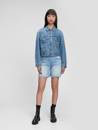 Cropped Icon Denim Jacket | Gap (US)