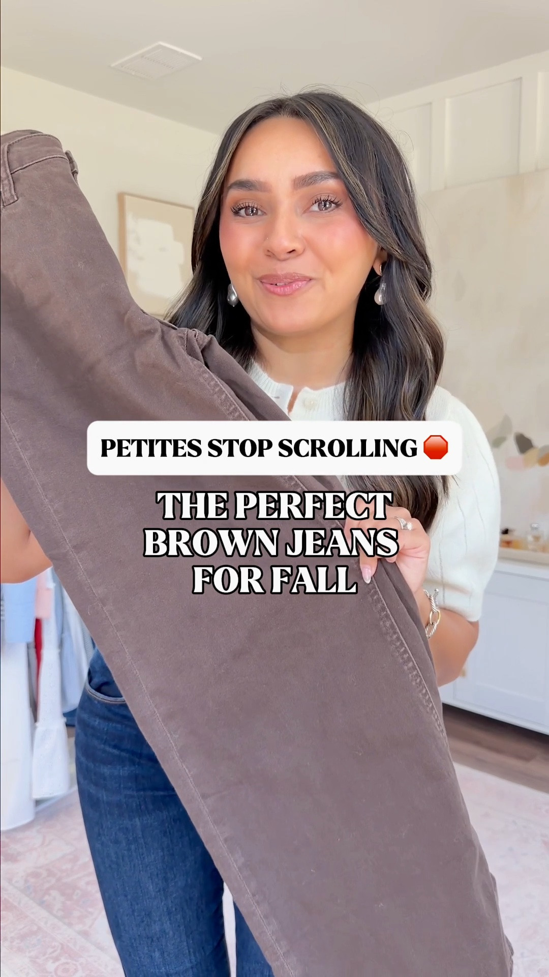 Brown Jeans For Fall!
For reference: I’m 5’0, petite, 32b bra size, and 2/26 in bottoms, pear shaped. 
*Everything I share is unaltered! TTS means true to size. Between size 5-6.5 in shoes


Jeans size 26 short TTS in color coffee bean brown
Ivory sweater size xs TTS
Tan adobe nappa flats size 5.5 TTS
Brown elmwood suede boots size 5.5 TTS
Tan heels size 5 TTS
Sneakers size 6.5 TTS
Beige ivory sweater size small TTS
Burgundy top size xs TTS
Ivory cashmere sweater size xs TTS
Denim jacket size xxs TTS
Espresso brown boots size 5.5 TTS
Olive green barn jacket size xs TTS


Fall outfits women

#LTKPetite #LTKSaleAlert #LTKgrwm