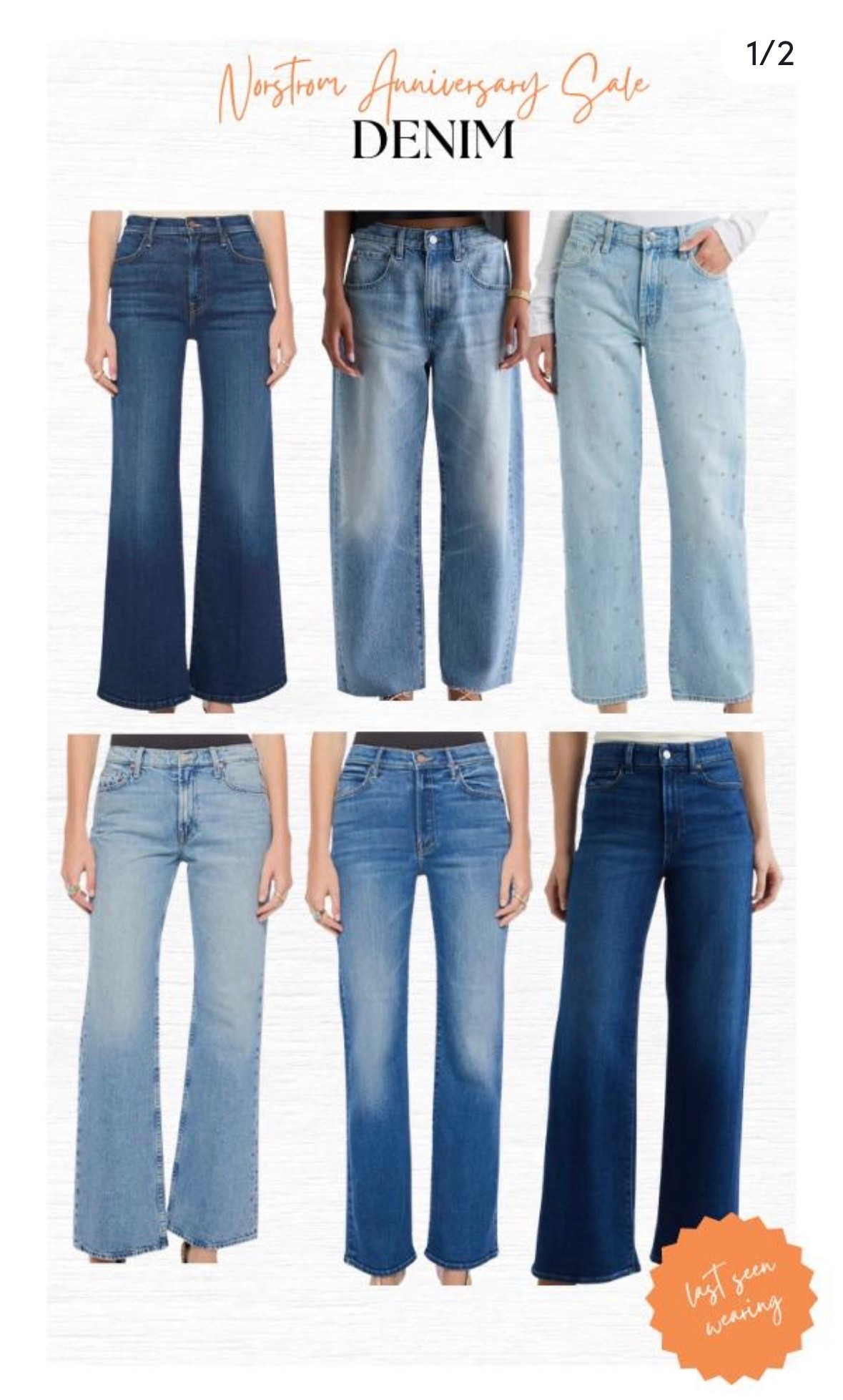 Our favorite denim from the 2026 Nordstrom Anniversary Sale!  

 #LTKootd #LTKSeasonal #LTKOver40

#LTKSaleAlert #LTKootd #LTKgrwm
