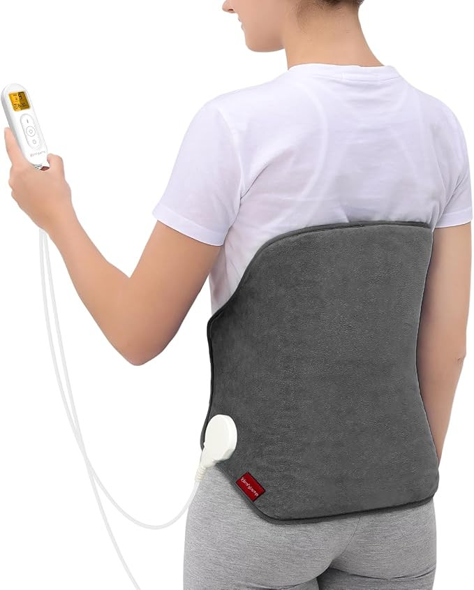 Heating Pad for Back, Comfytemp Birthday Gifts for Women Men Dad Mom, Large Electric Lower Back H... | Amazon (US)