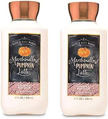 Bath and Body Works 2 Pack Marshmallow Pumpkin Latte Super Smooth Body Lotion. 8 Oz. | Amazon (US)