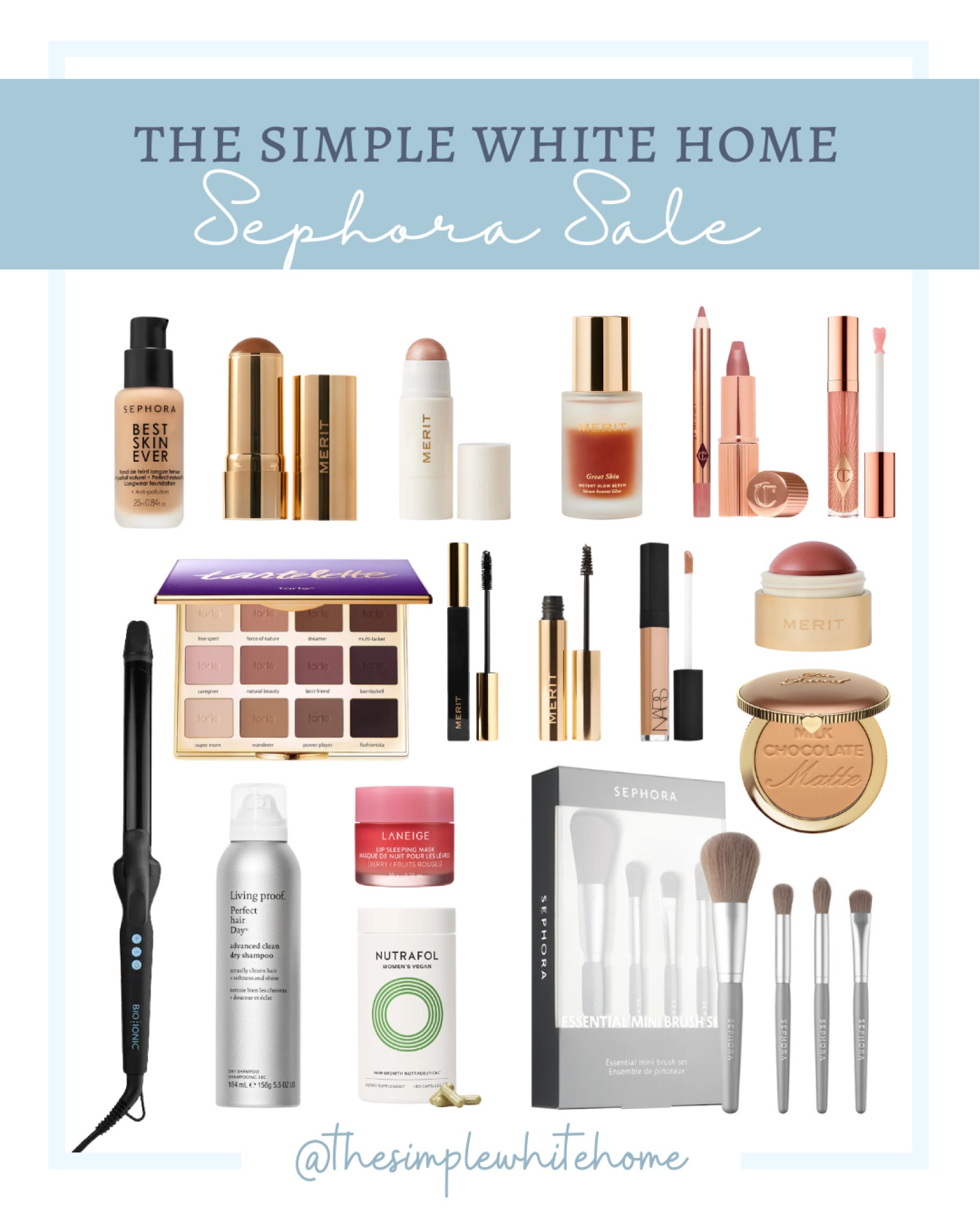 My Sephora sale picks. Everything I use for my 10 min. makeup/hair routine.


#LTKFindsUnder50 #LTKSaleAlert #LTKBeauty