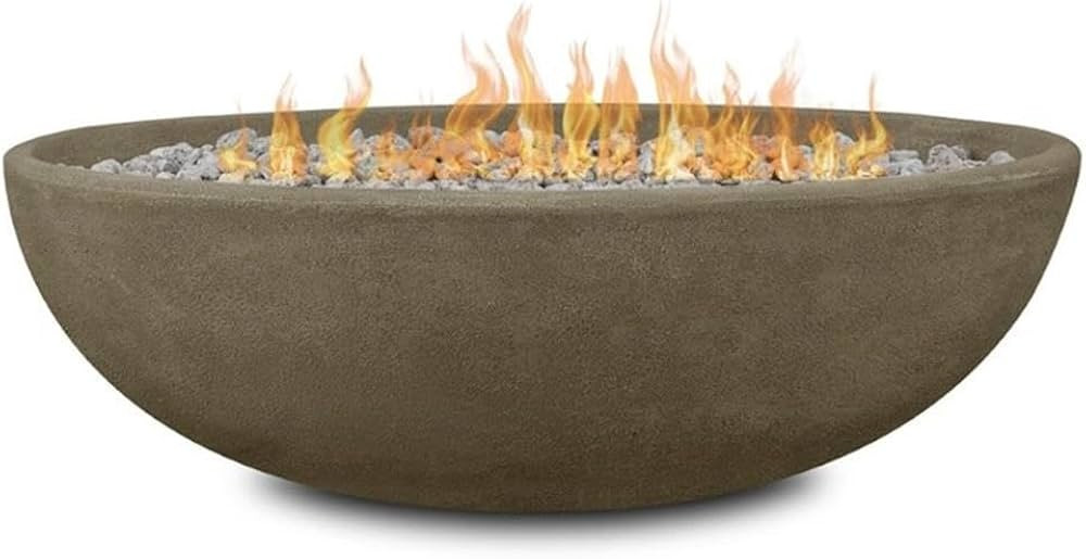Riverside Oval Propane Fire Bowl in Glacier Gray by Real Flame | Amazon (US)