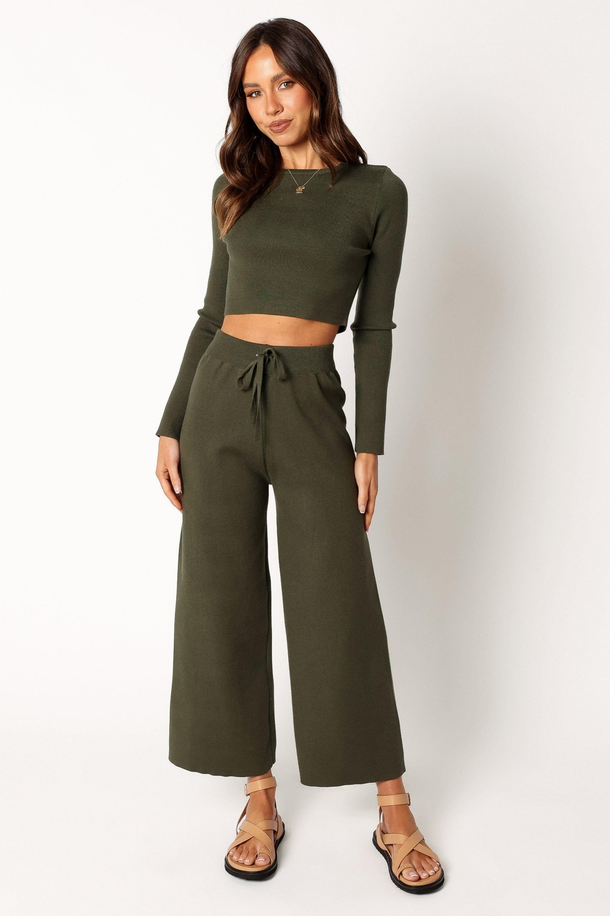 Petal and Pup Ayers Long Sleeve Set - Olive | Macy's