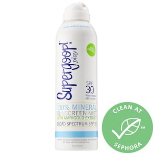 100% Mineral Sunscreen Mist with Marigold Extract Broad Spectrum SPF 30 - Supergoop! | Sephora | Sephora (US)